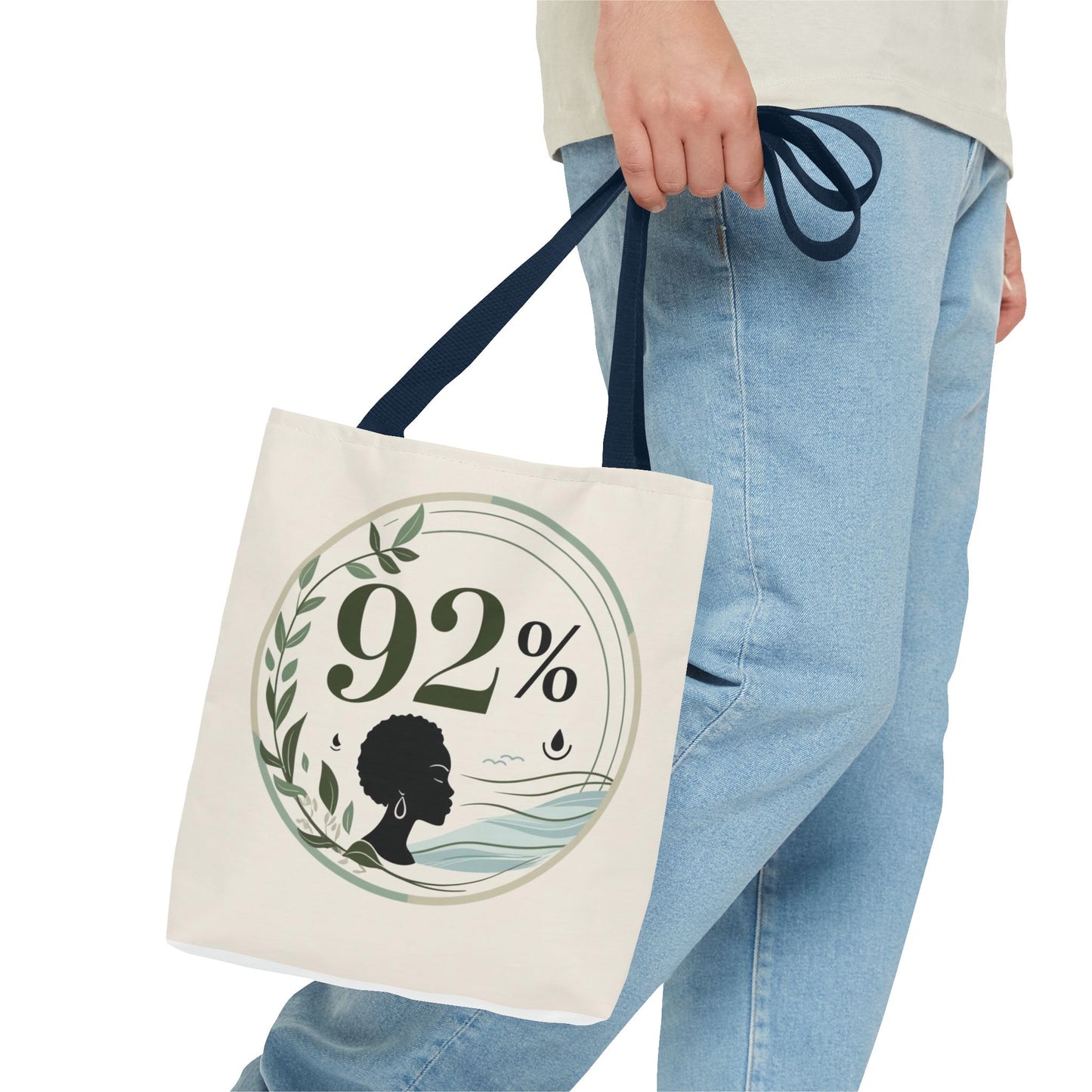 92% Tote Bag - Signifying Strength, Resilience, and Grace of Black Women