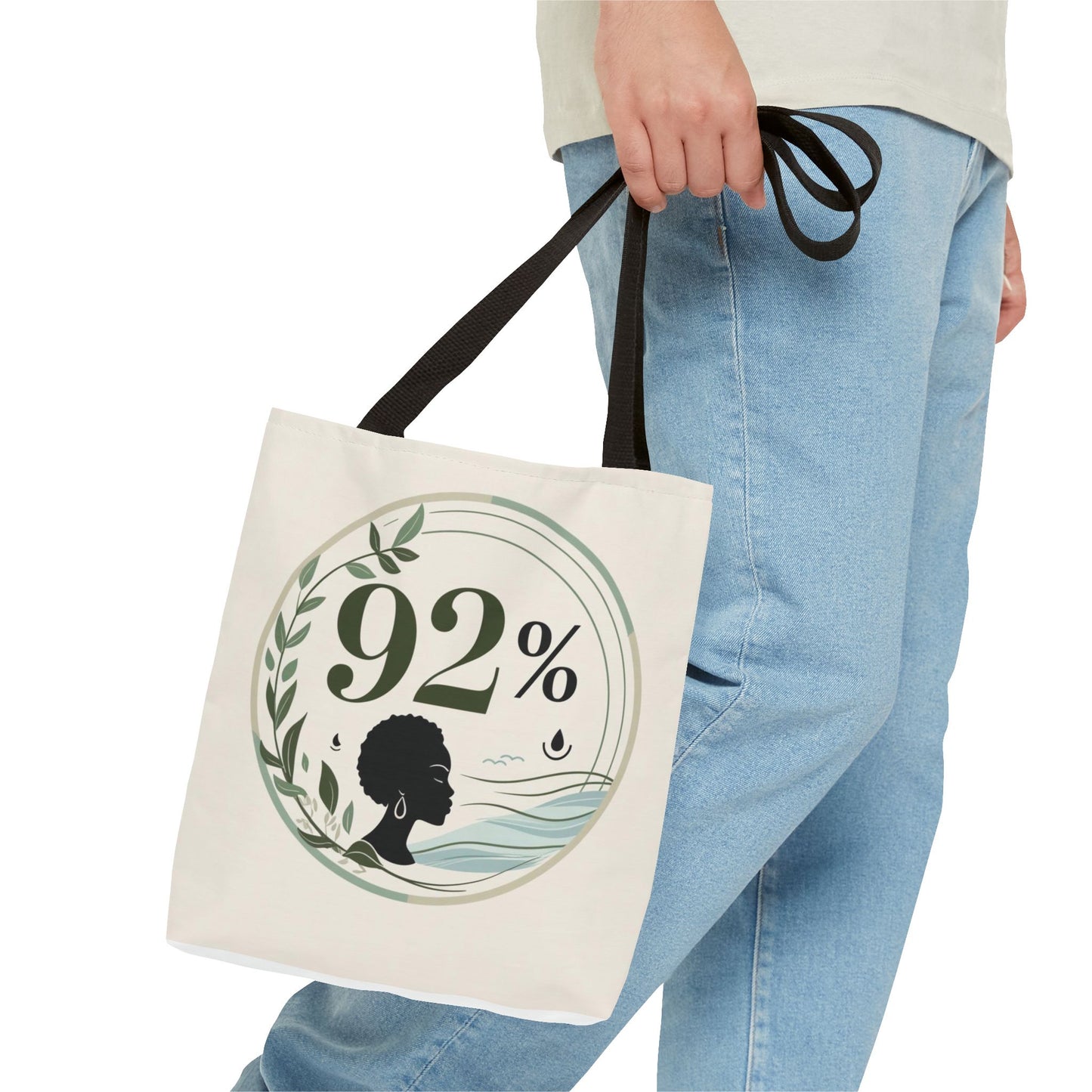 92% Tote Bag - Signifying Strength, Resilience, and Grace of Black Women