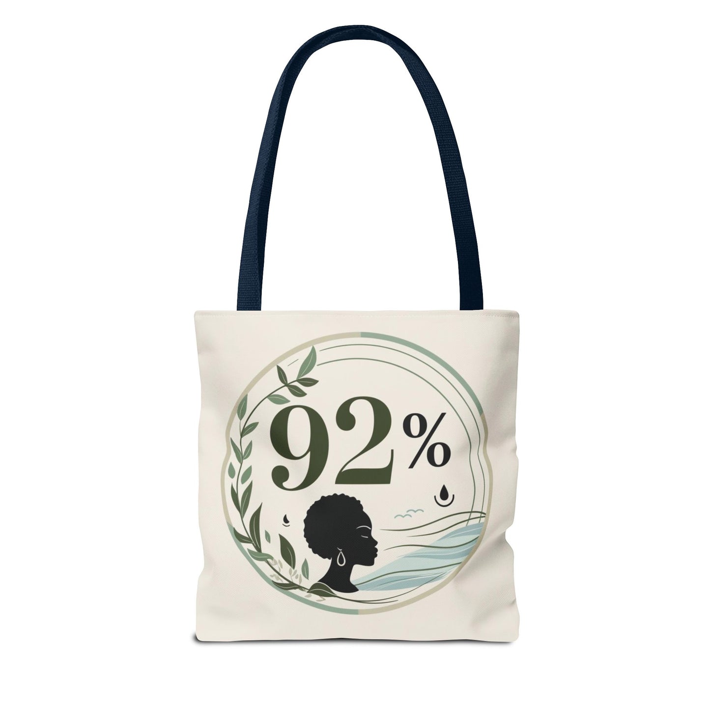 92% Tote Bag - Signifying Strength, Resilience, and Grace of Black Women
