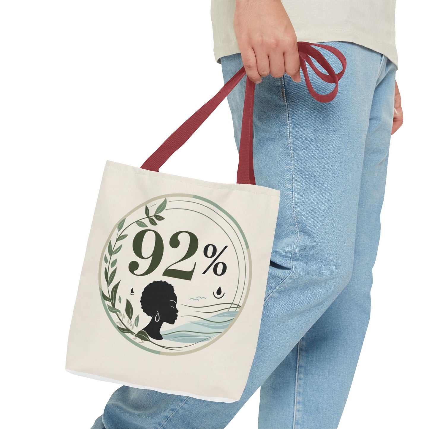 92% Tote Bag - Signifying Strength, Resilience, and Grace of Black Women
