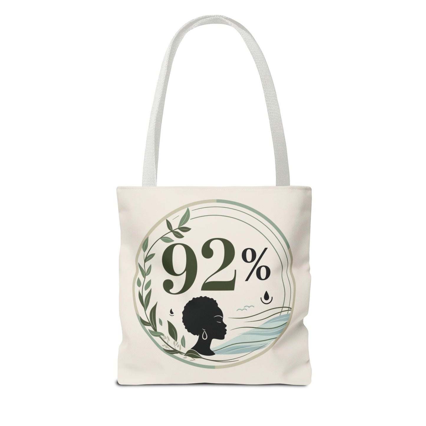92% Tote Bag - Signifying Strength, Resilience, and Grace of Black Women