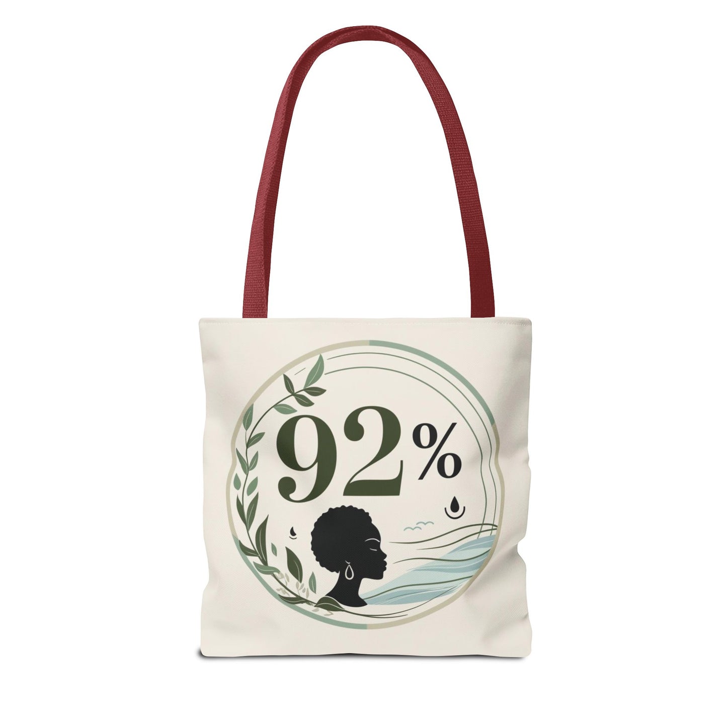 92% Tote Bag - Signifying Strength, Resilience, and Grace of Black Women