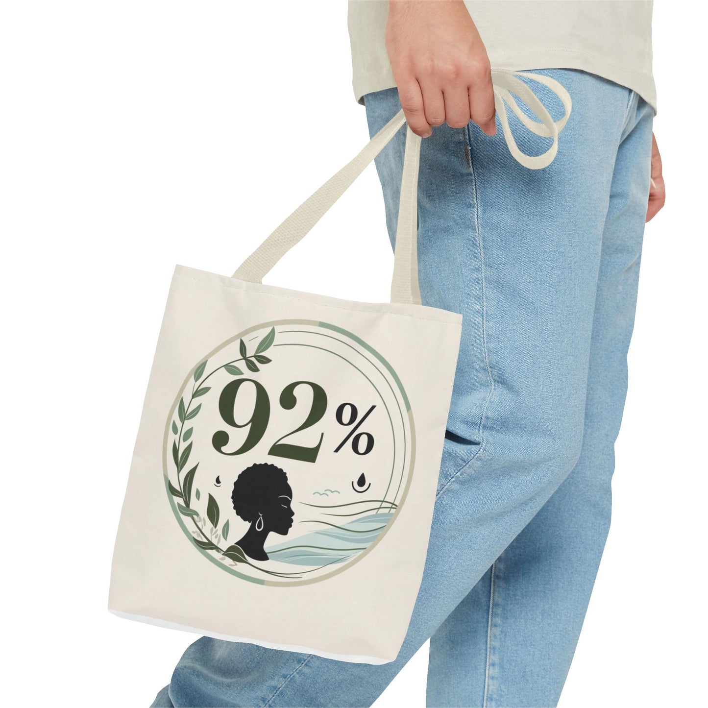 92% Tote Bag - Signifying Strength, Resilience, and Grace of Black Women
