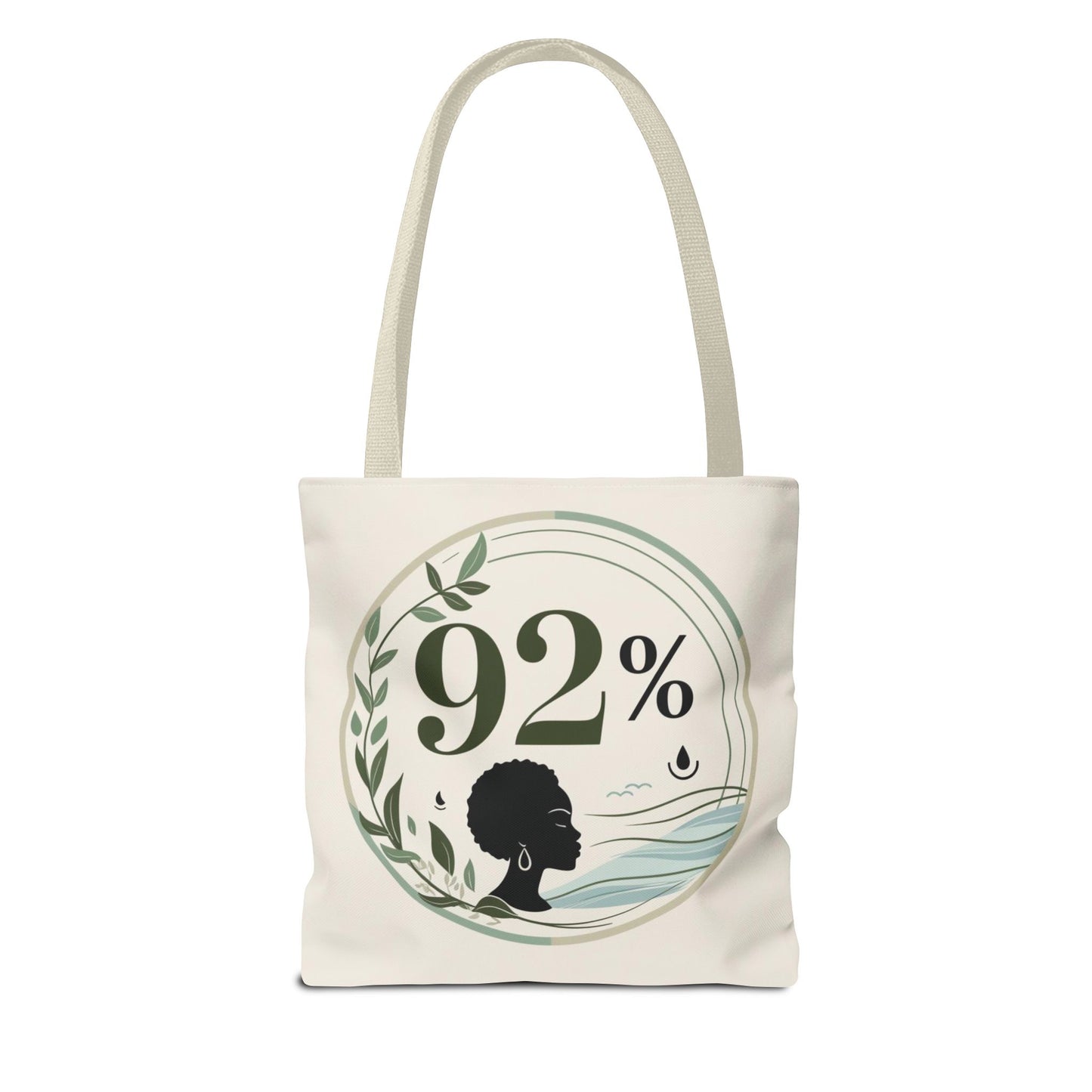 92% Tote Bag - Signifying Strength, Resilience, and Grace of Black Women