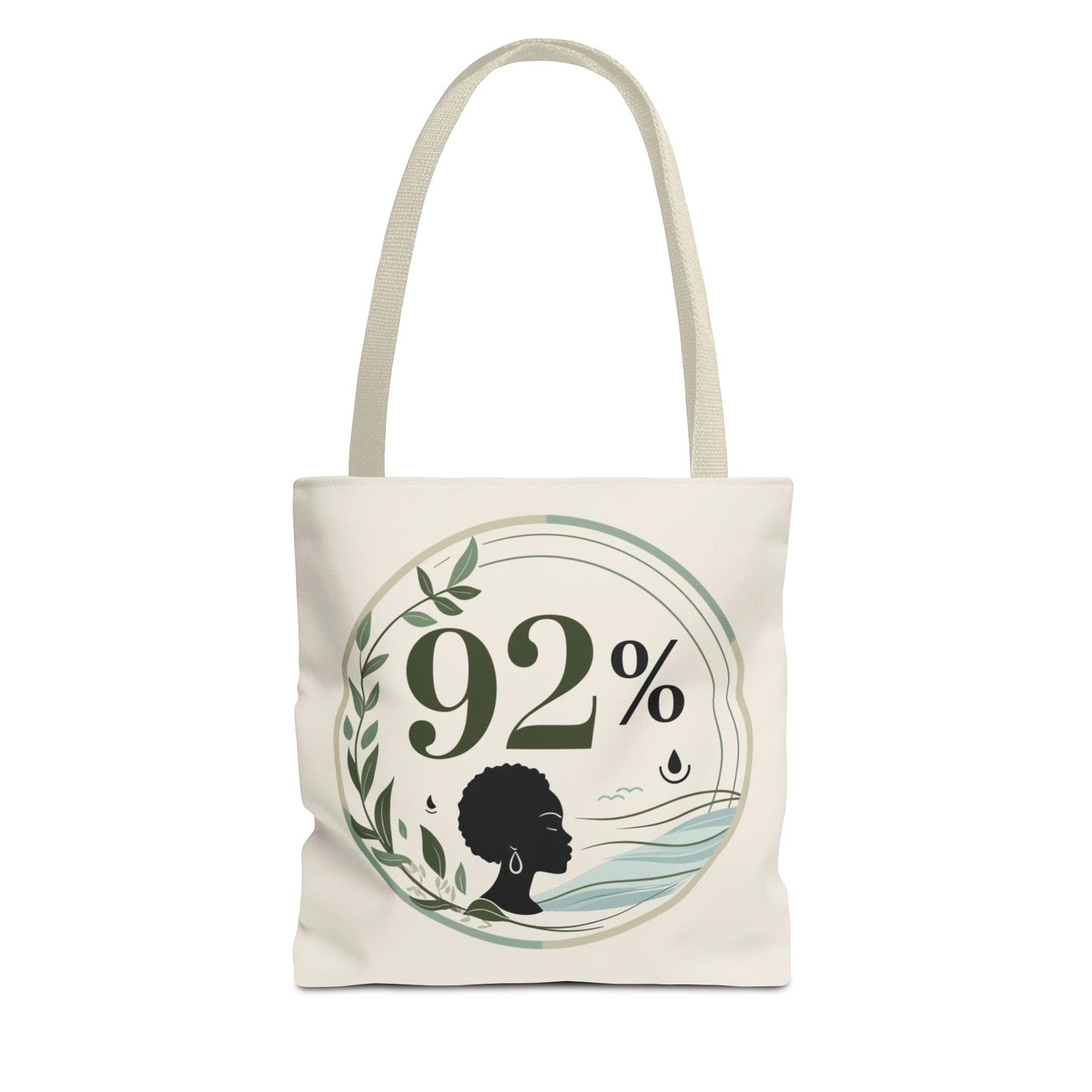 92% Tote Bag - Signifying Strength, Resilience, and Grace of Black Women