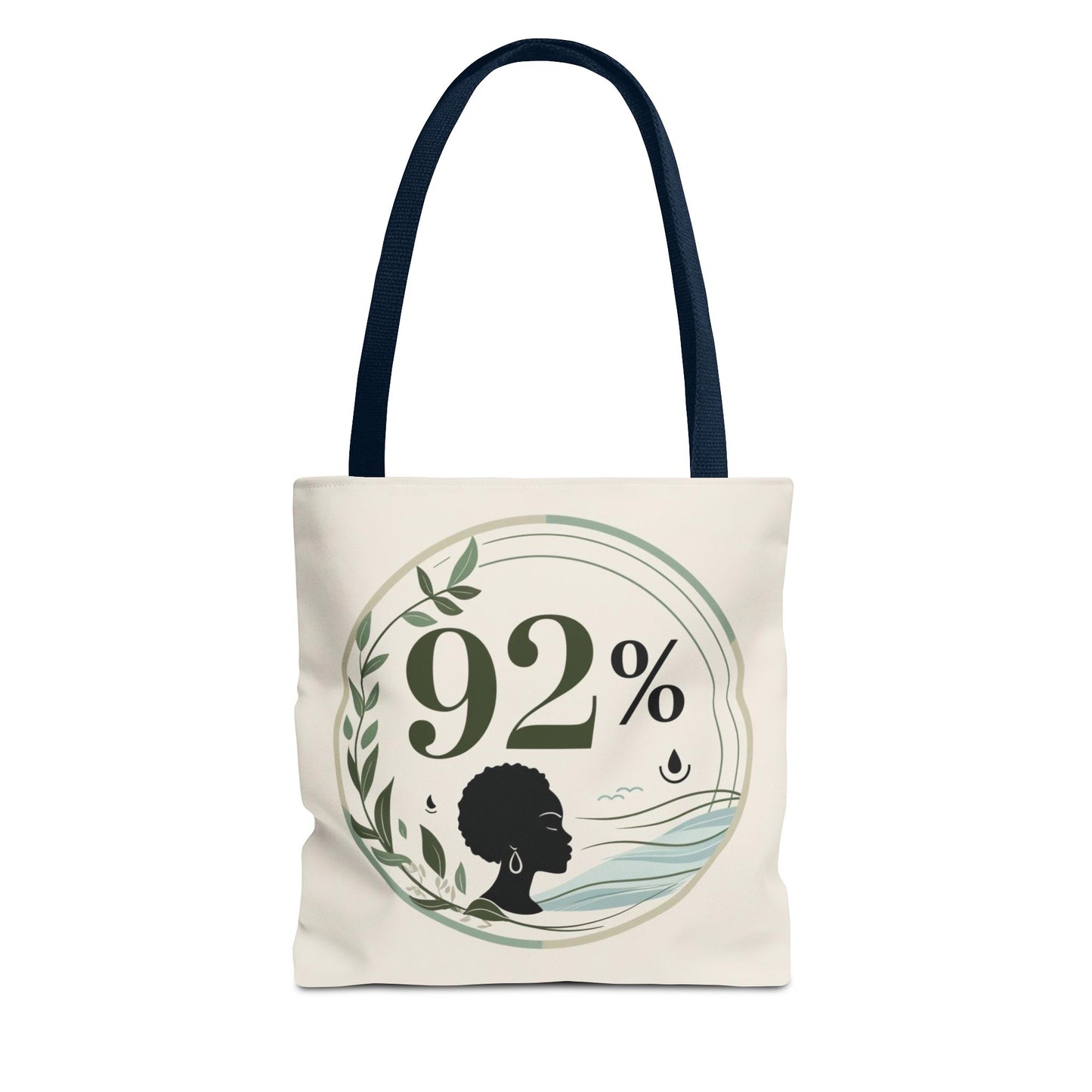 92% Tote Bag - Signifying Strength, Resilience, and Grace of Black Women