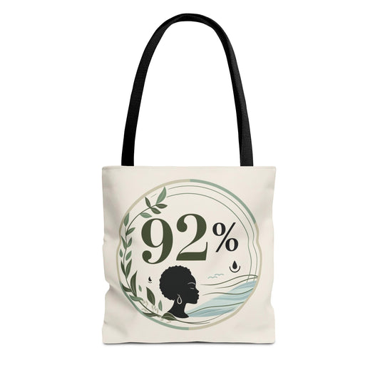 92% Tote Bag - Signifying Strength, Resilience, and Grace of Black Women