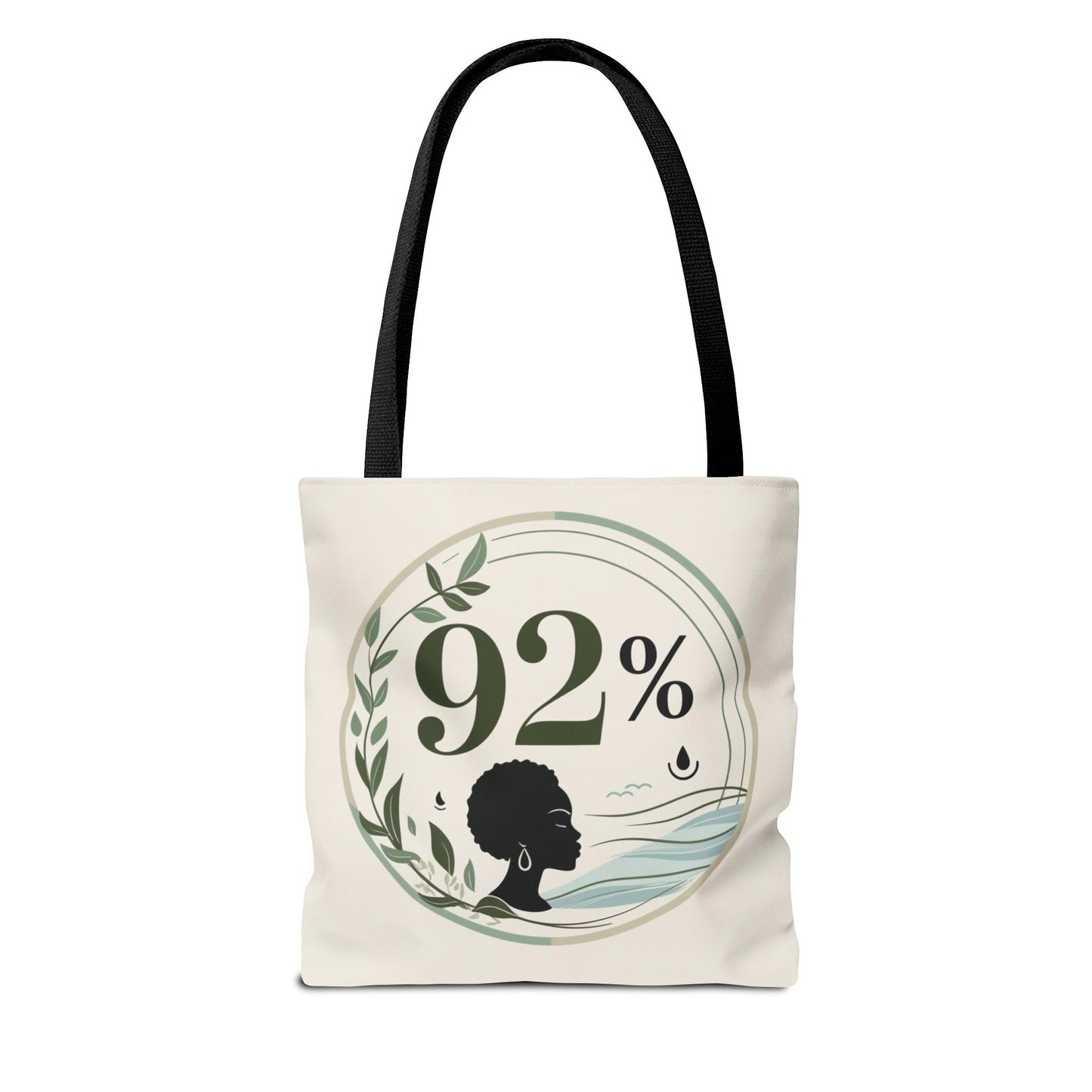 92% Tote Bag - Signifying Strength, Resilience, and Grace of Black Women